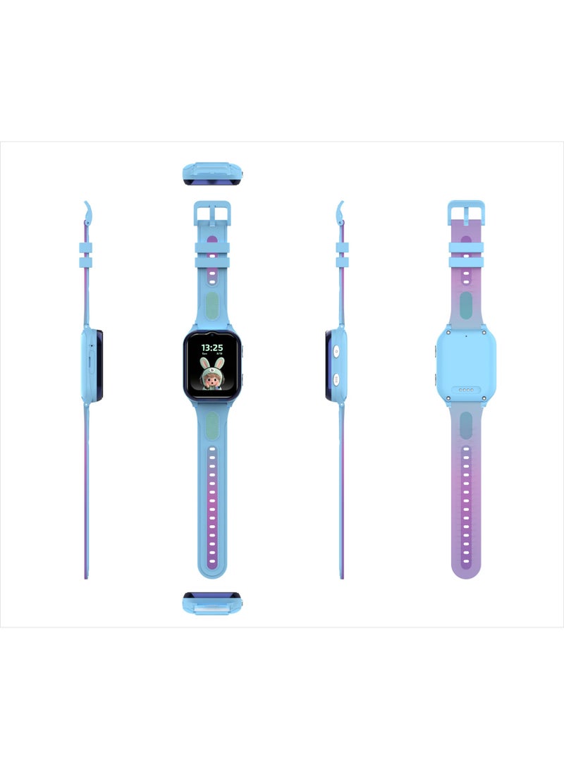 benco Genius K1 Kids 4G Watch Phone with GPS + Video Call for Kids –Free Pencil Box – Blue – Middle East Version - Image 3